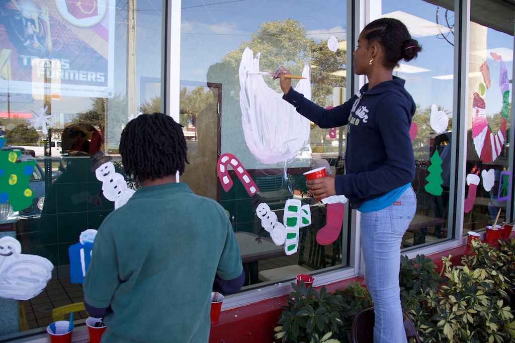 McDonald's Art project for christmas