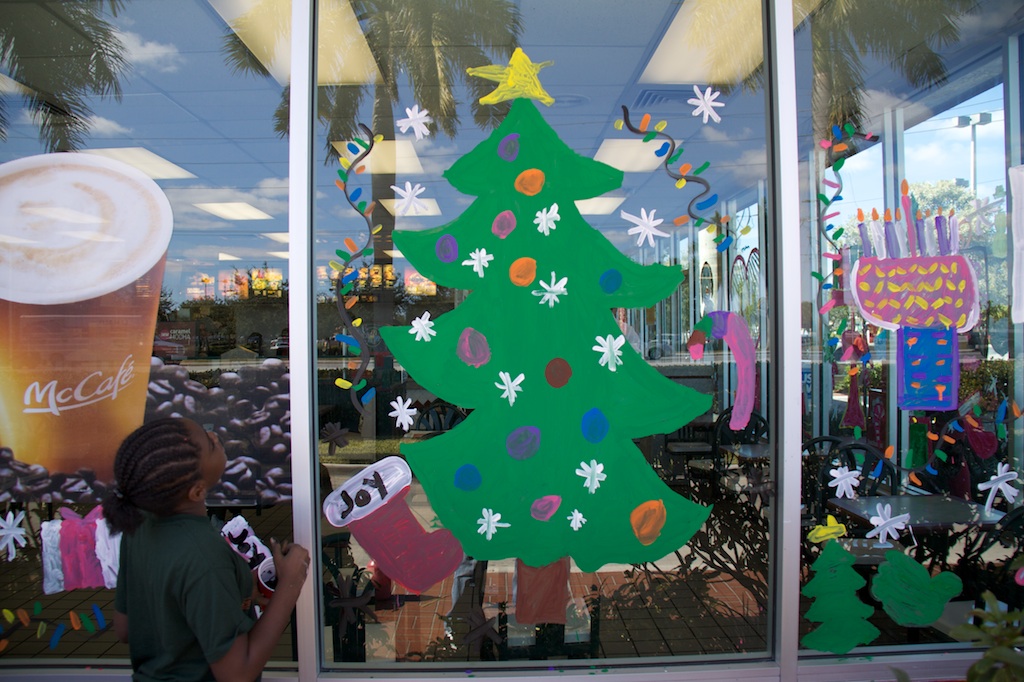 McDonald's Art project for christmas